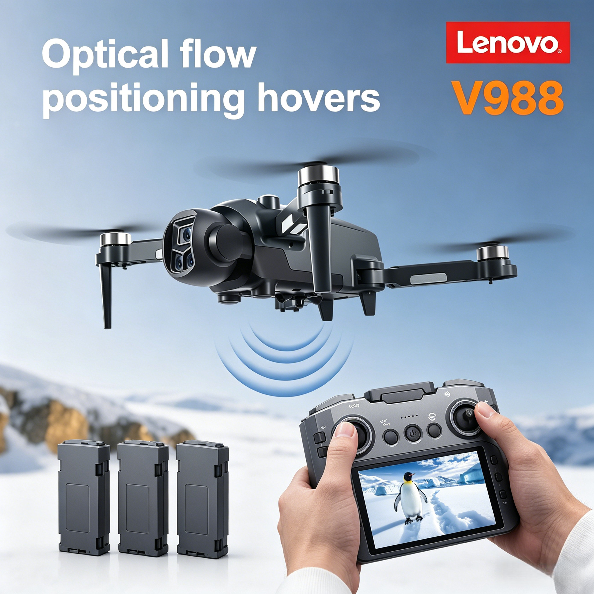 New Gadgets Electronic - Lenovo V988 8K Professional 4K Drone