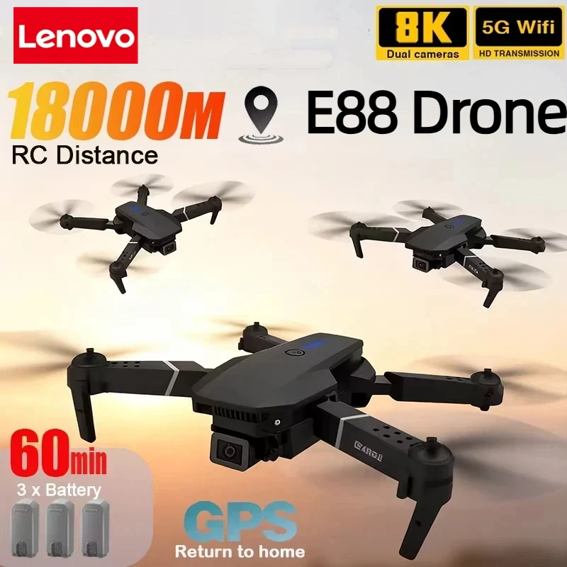 New Gadgets Electronic - Lenovo New E88 Pro WIFI FPV