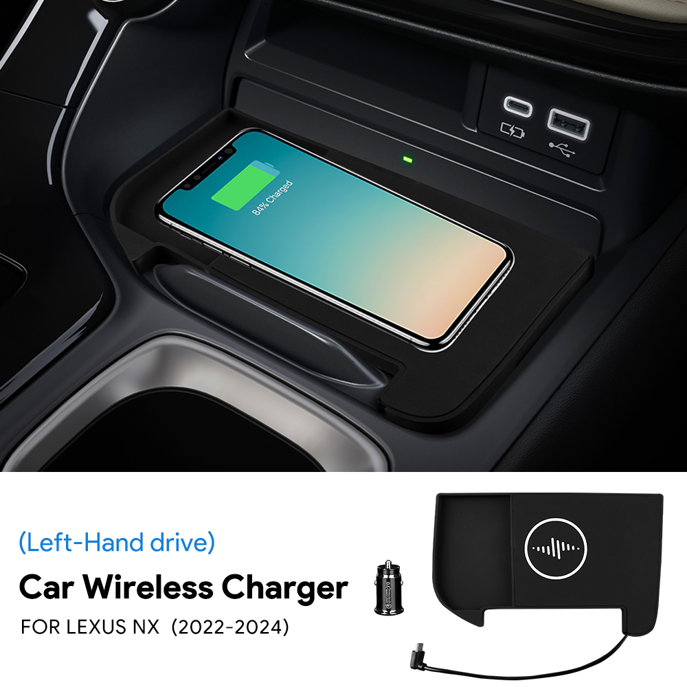 Wireless Phone Charger Pad - For Lexus NX 2022 2023 2024
