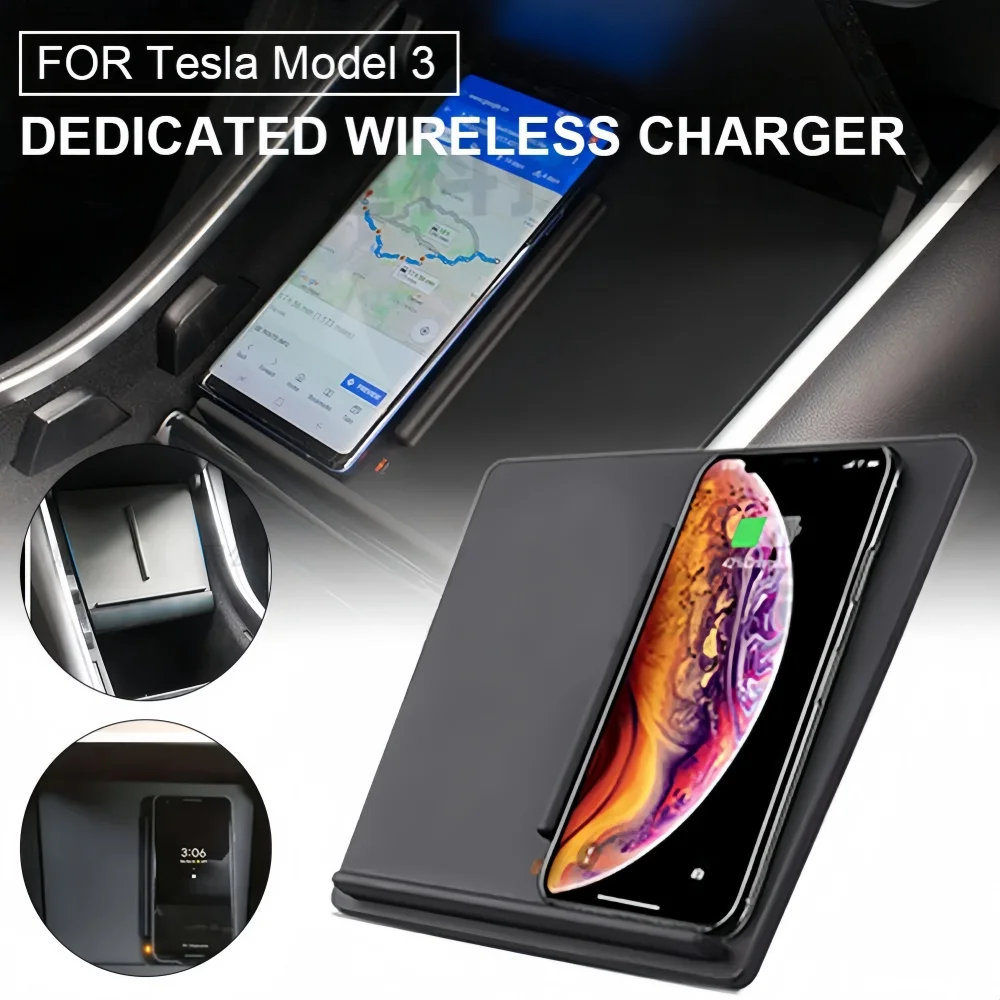Wireless Car Charger for Tesla – обзор и цена Wireless Phone Charger Pad