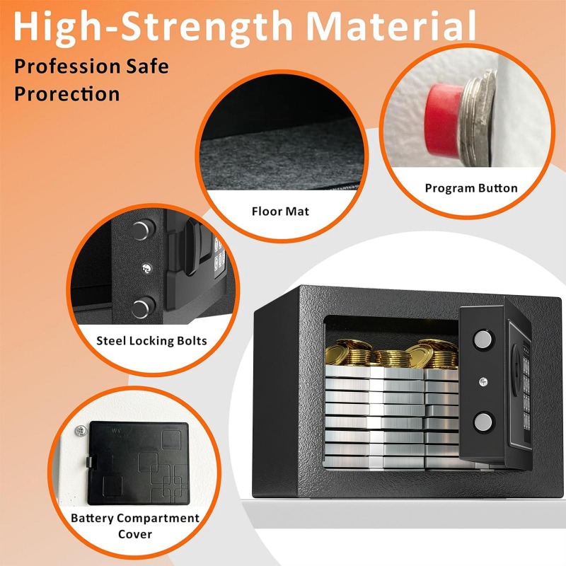 Digital Electronic Safe Box wi – обзор и цена Unique Electronics Gadgets