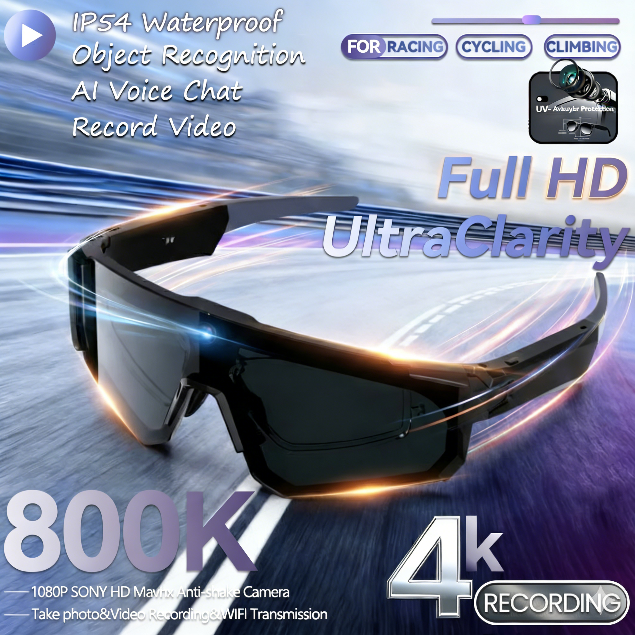 HD 4K 800WCamera 32GB Sport Sm – обзор и цена Action Camera 4K