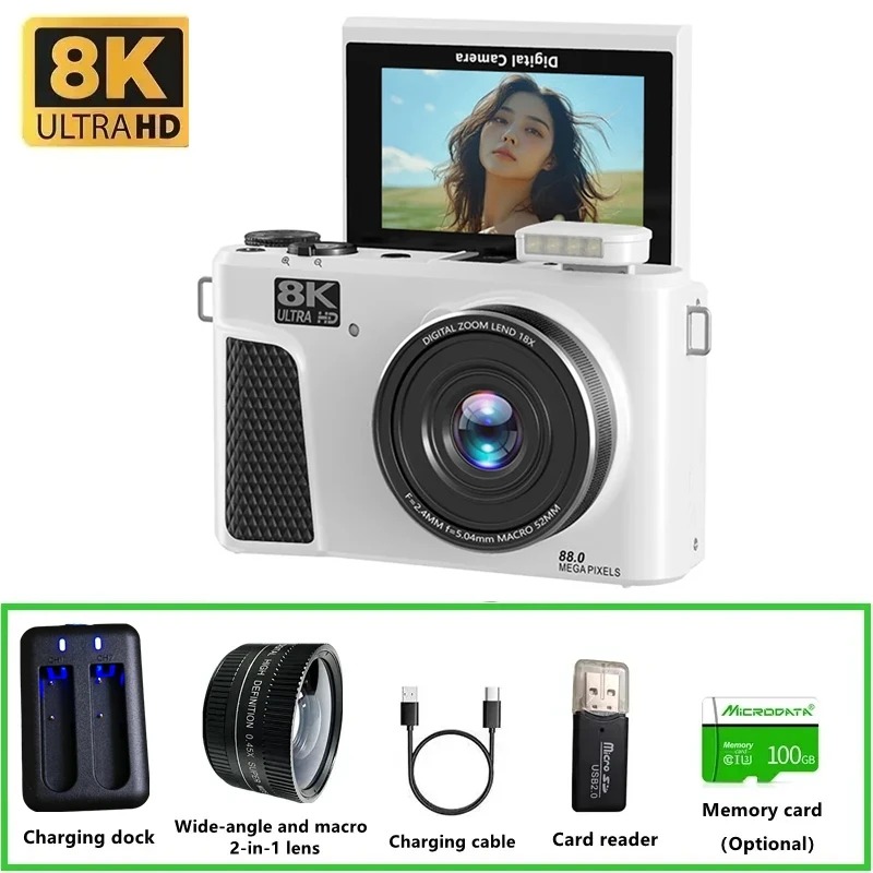 WD300 8K Digital Camera 88MP v – обзор и цена Electronics Home Gadgets