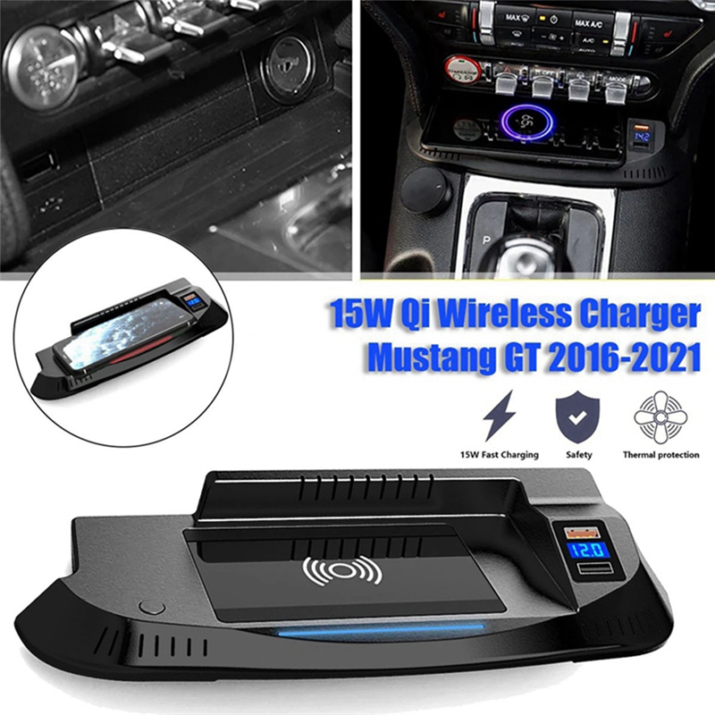 Car 15W QI Wireless Phone Char – обзор и цена Wireless Phone Charger Pad