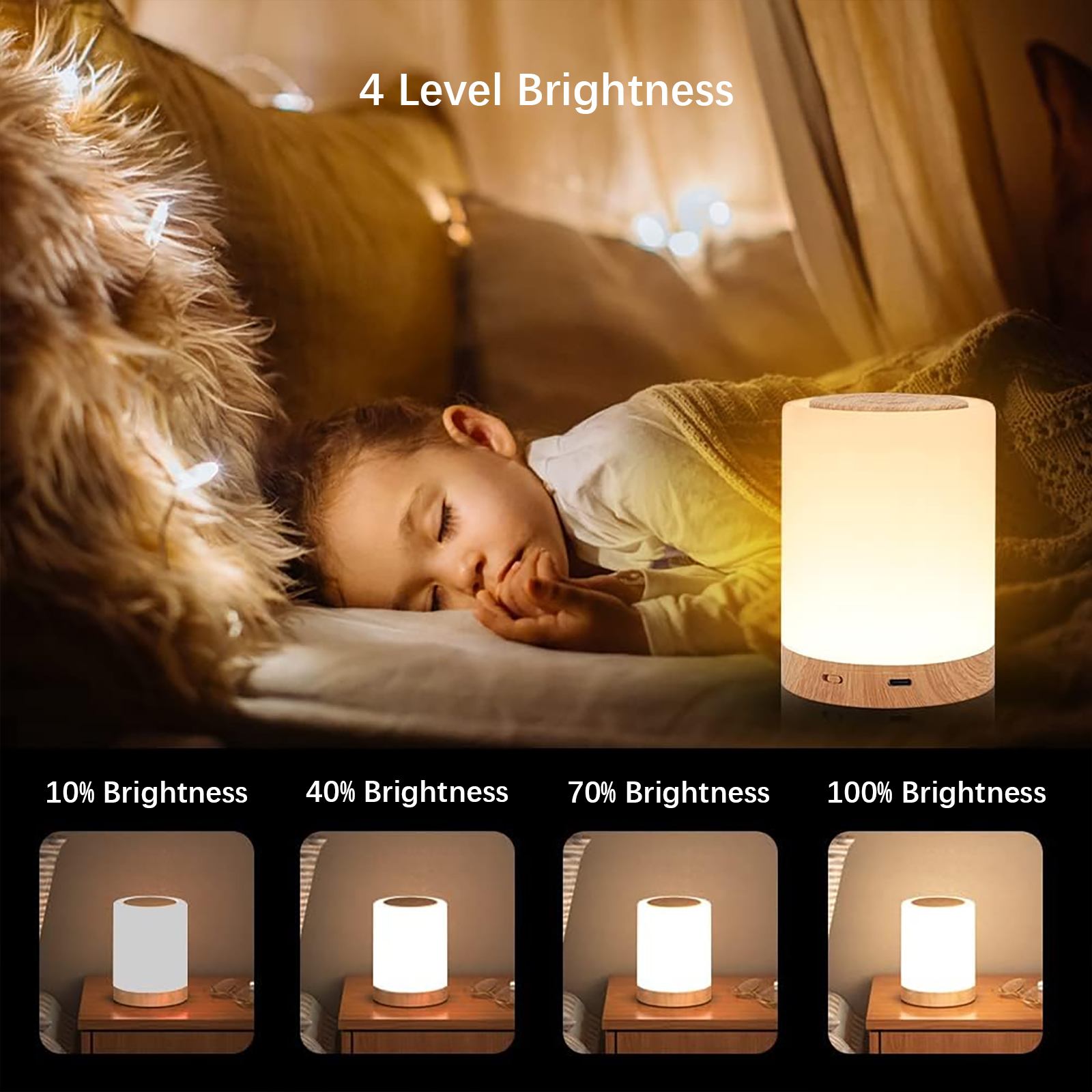 Smart LED Night Light, Portabl – обзор и цена Rgb Desk Lamp Smart