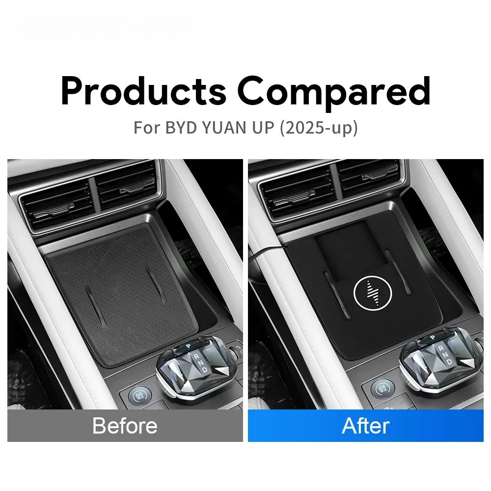 For BYD Yuan Up Atto 2 2025 20 – обзор и цена Wireless Phone Charger Pad