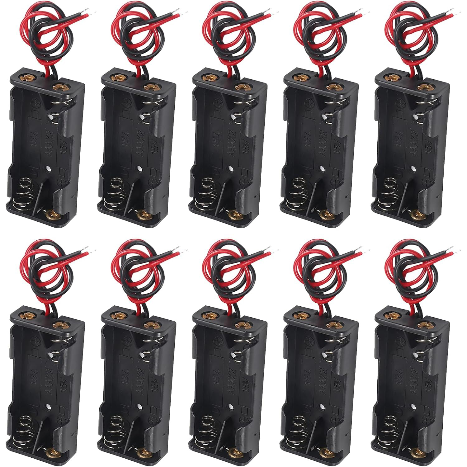 10pcs AAA Battery Holder 2X 1. – обзор и цена Unique Electronics Gadgets
