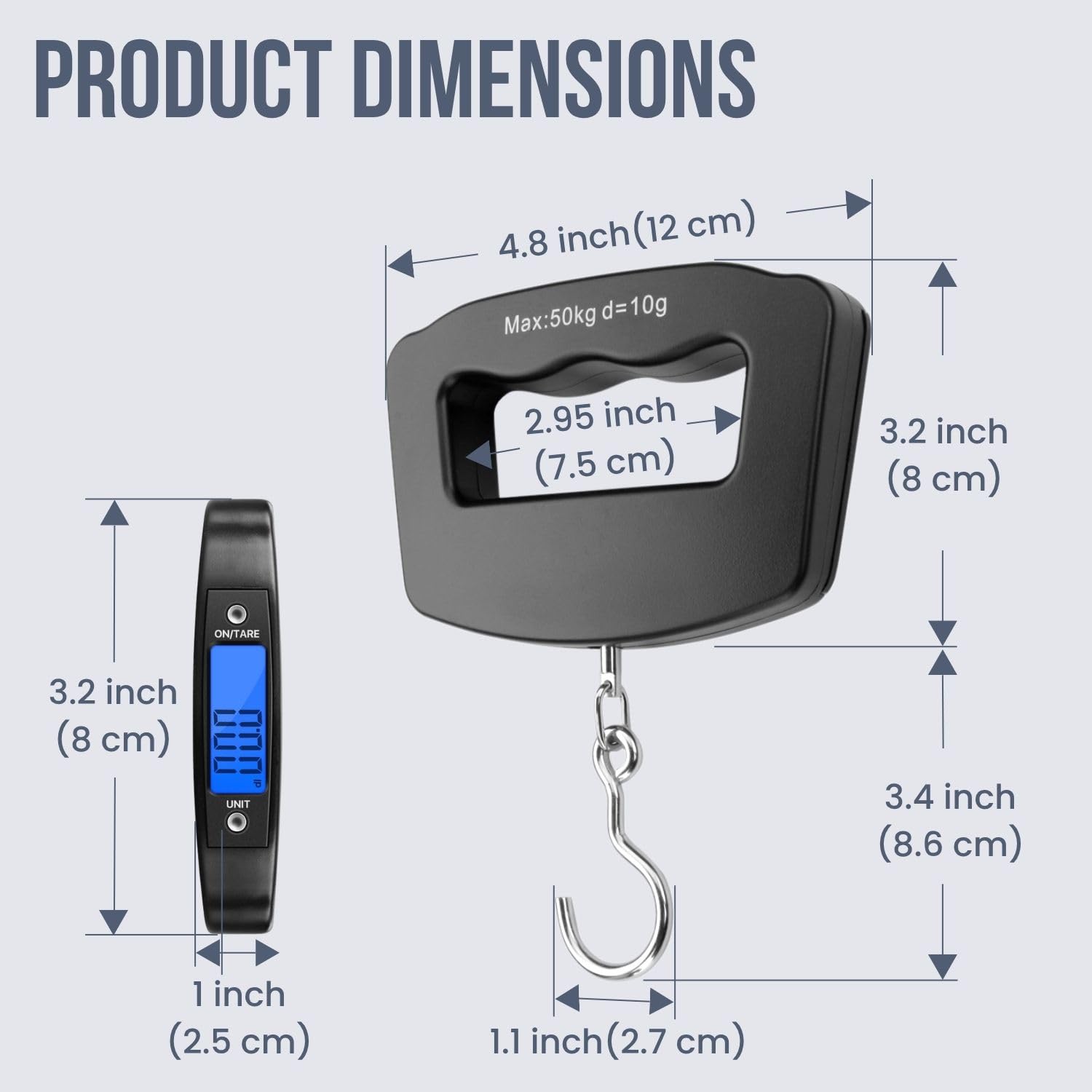 50Kg 10g Luggage Weight Scale, – обзор и цена Unique Electronics Gadgets