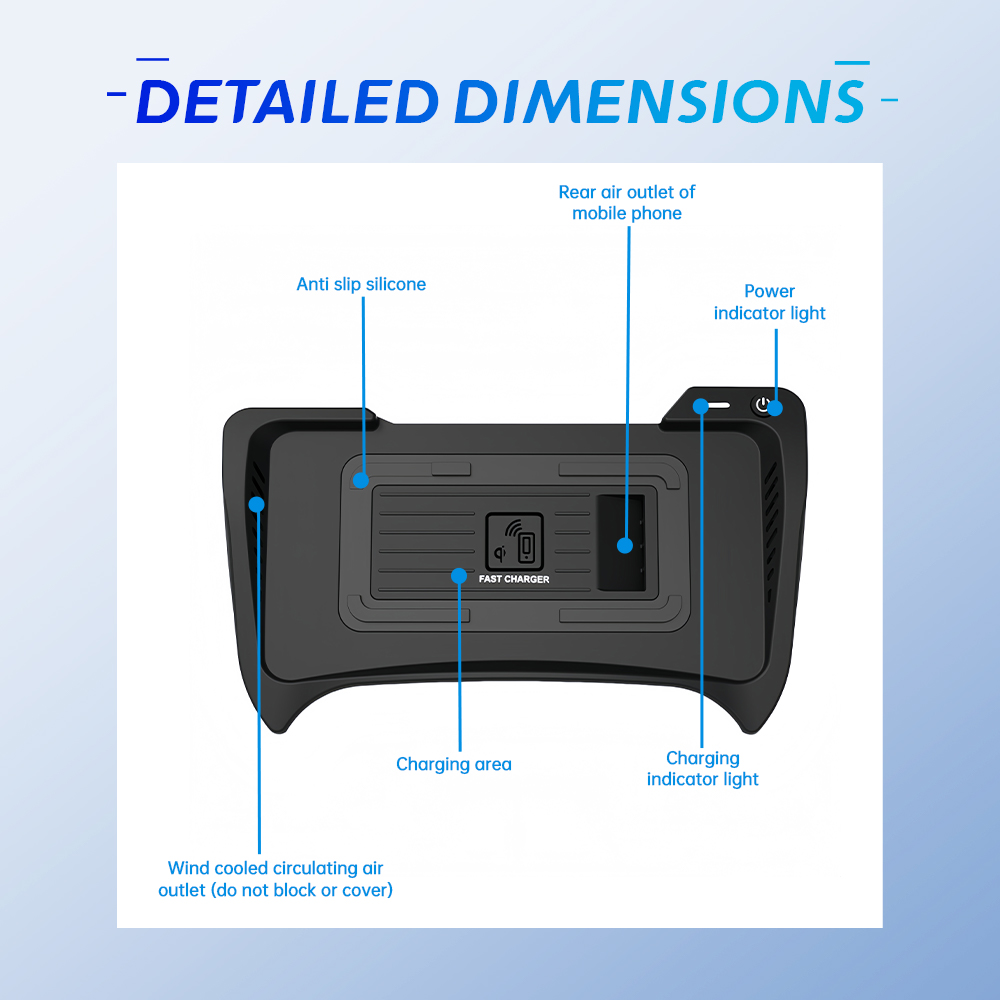 For Toyota Harrier Venza 15W W – обзор и цена Wireless Phone Charger Pad