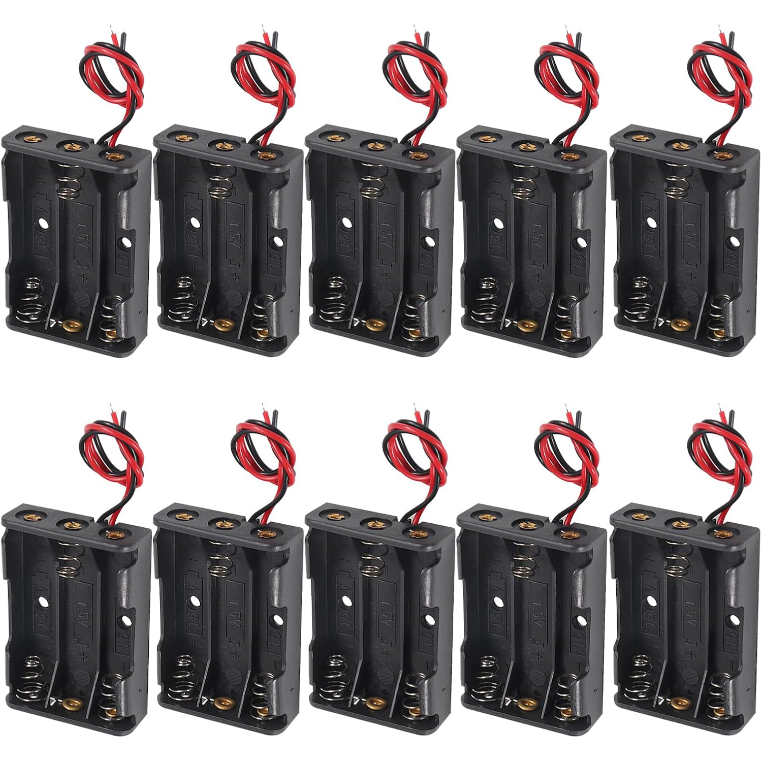 10pcs AAA Battery Holder 3X 1. – обзор и цена Unique Electronics Gadgets