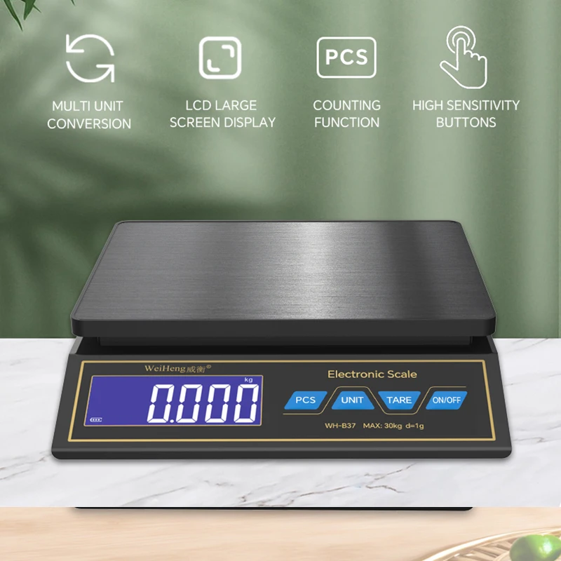 LCD Digital Kitchen Scale 30kg – обзор и цена Unique Electronics Gadgets