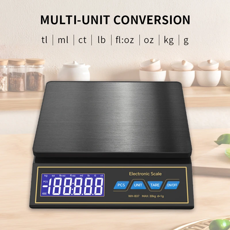 LCD Digital Kitchen Scale 30kg – обзор и цена Unique Electronics Gadgets