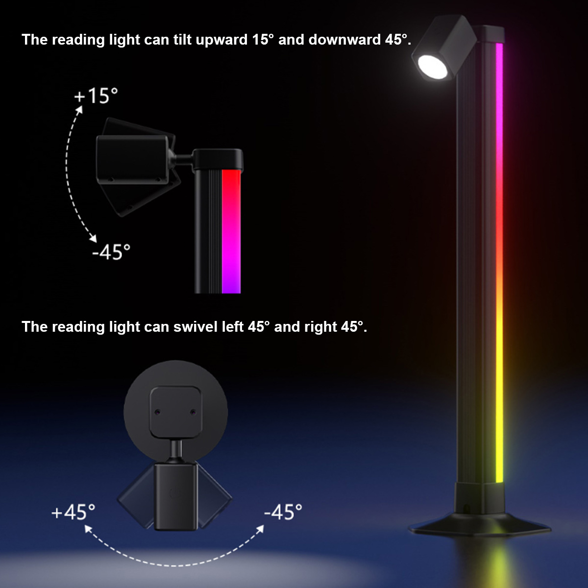 Smart Light Bar LED RGB Music  – обзор и цена Rgb Desk Lamp Smart